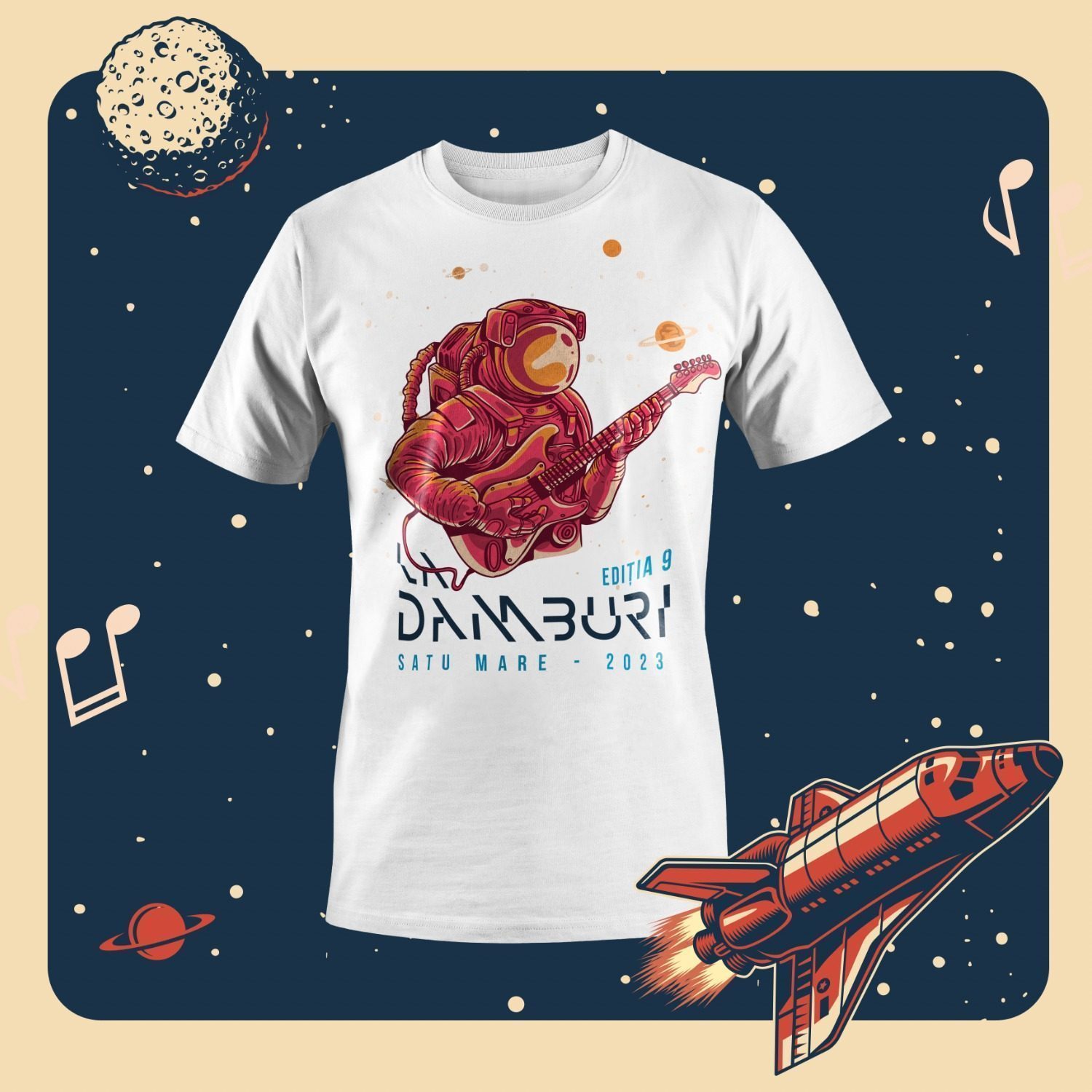 T-Shirt – La Dâmburi space band